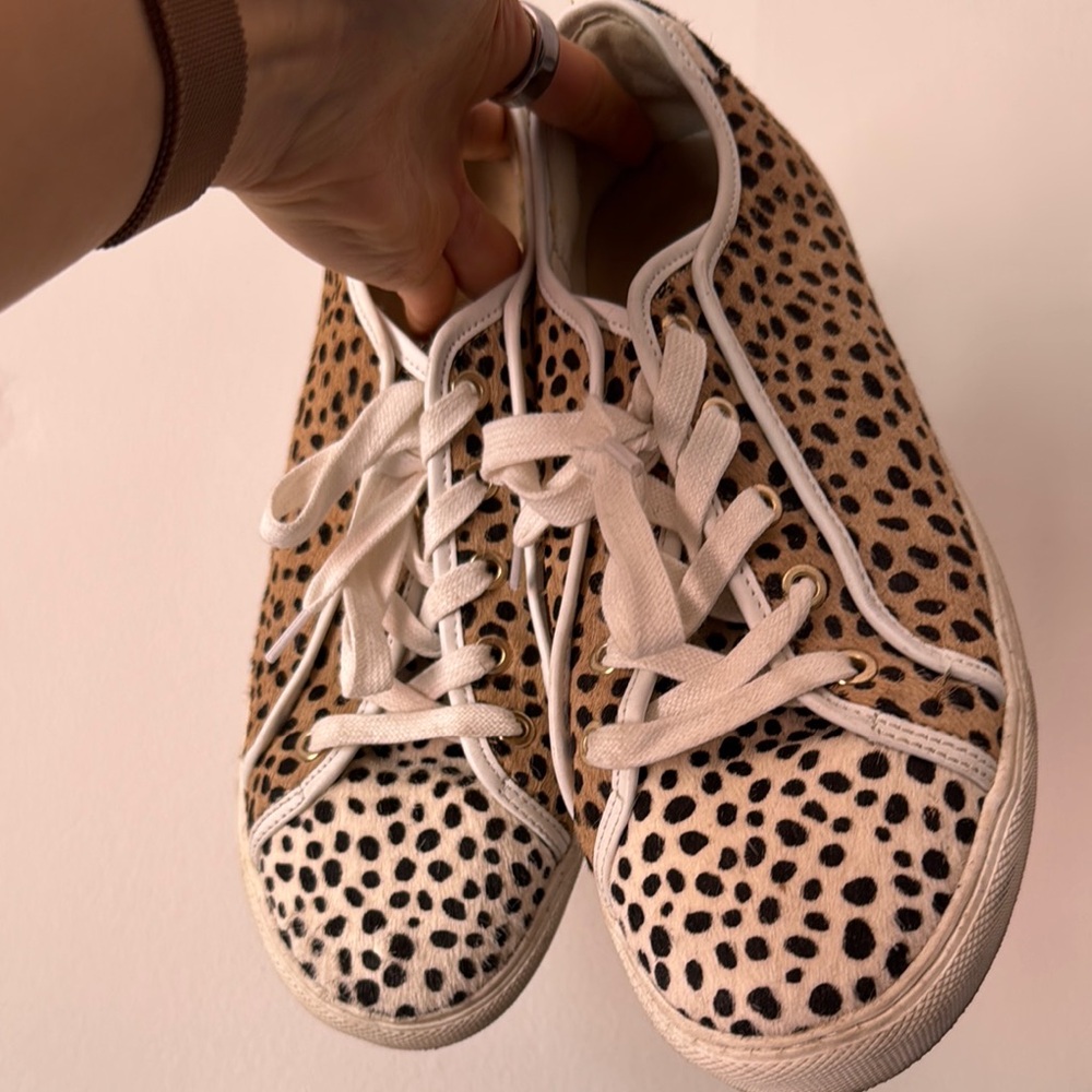 Leopard Print Women's Sneakers 8.5